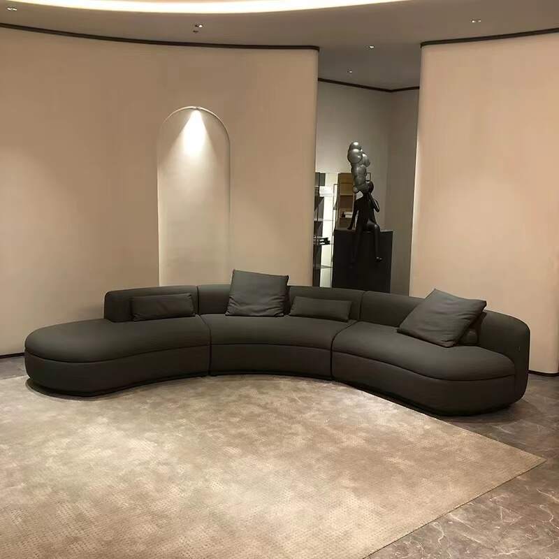 big size modular sectional with ottoman velvet fabric floor sofa set