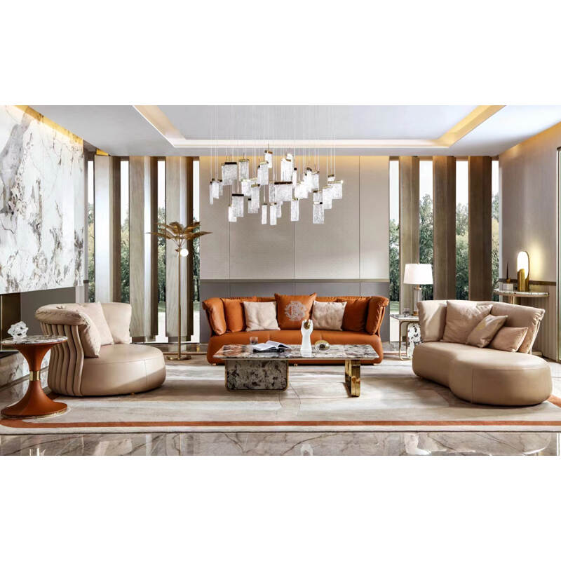 Luxury High-End Customized Living Room Furniture Upholstered Sofa