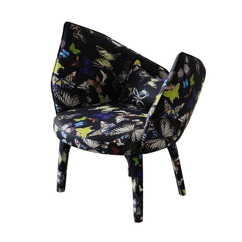 Fashion designer creative butterfly style single leisure chair