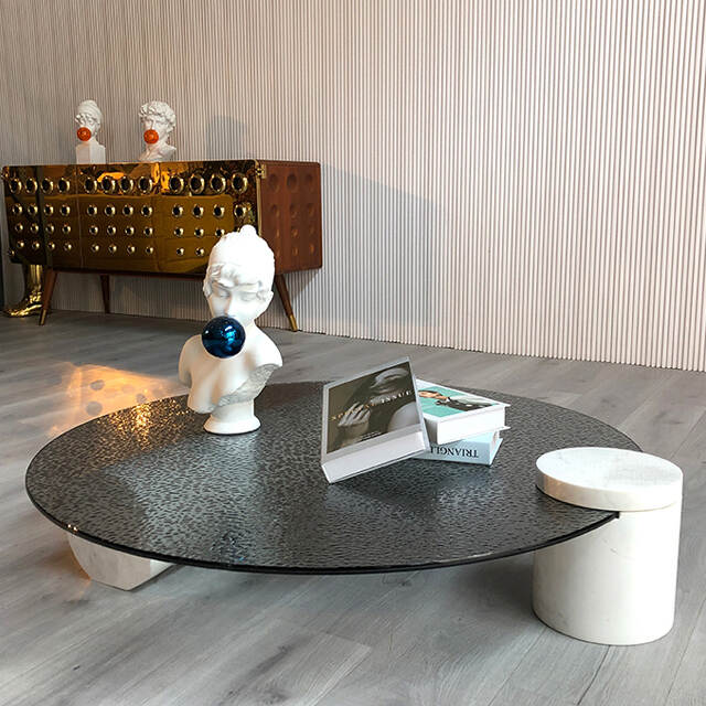Modern Luxury Marble Round Coffee Table OEM