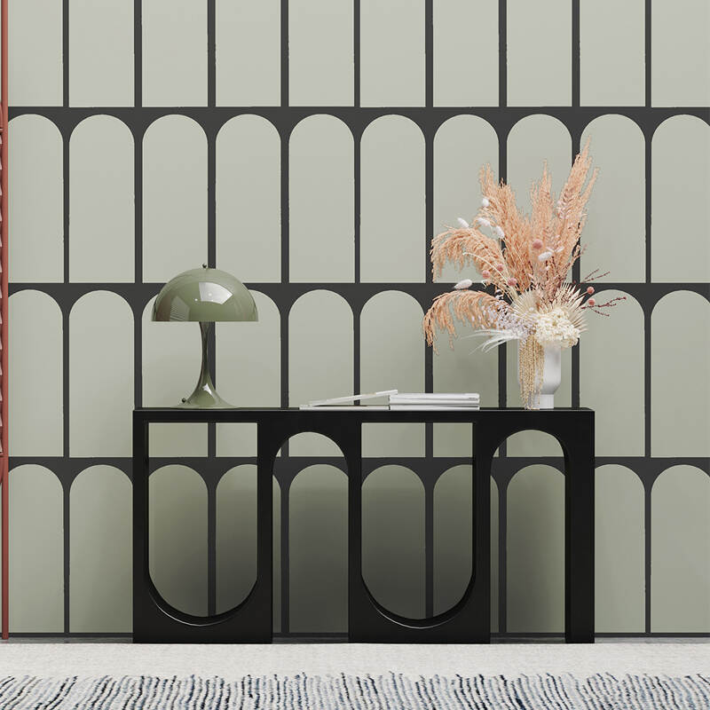 High quality new design modern black color wood material living room decorative entrance console table