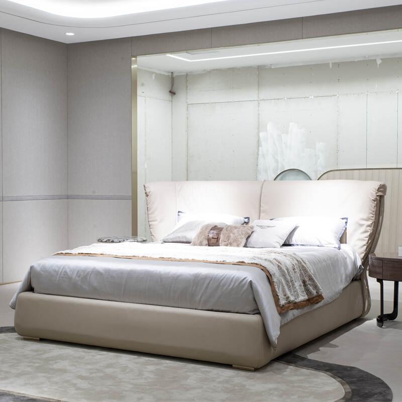 Custom-made furniture for villas and luxury houses king size bed