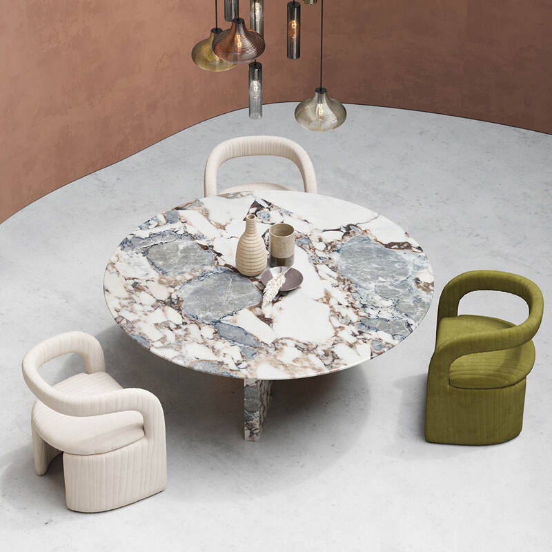 Popular home furniture modern design marble side table for living room furniture